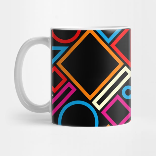 Geometric abstract 1 by freshinkstain